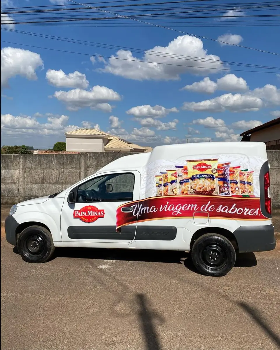 Pan Minas — Plotagem de frota de distribuição