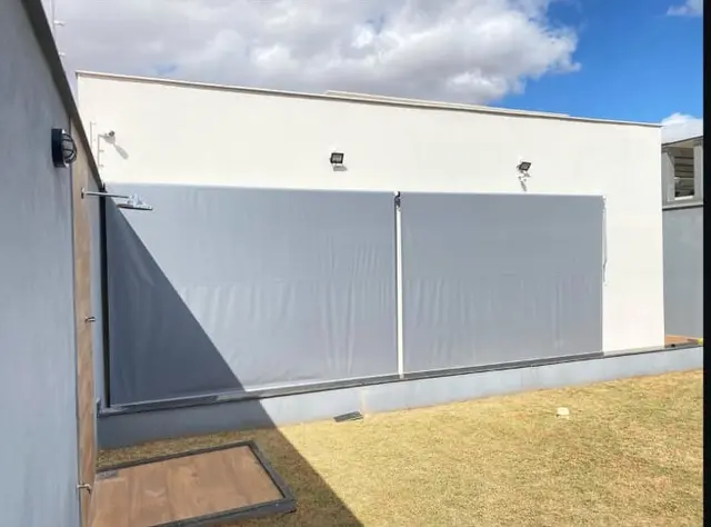 Toldo retrátil residencial — Proteção para a área externa